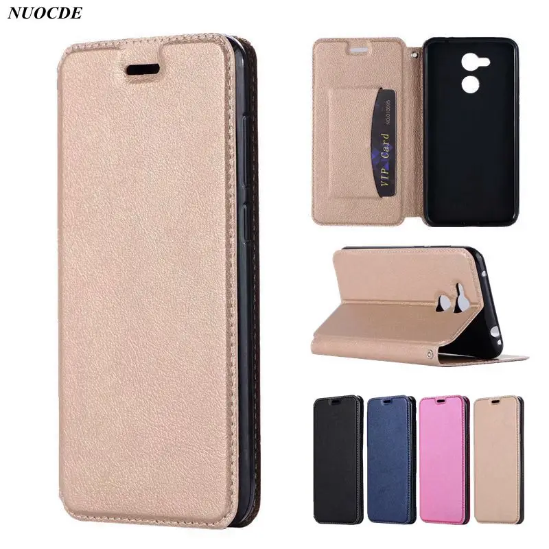 

For Huawei Honor 6C Pro Case Leather Magnetic Flip Wallet Cover For Huawei Honor V9 Play Case Silicone With Stand Cards Slot