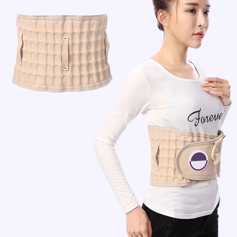 

Air Traction Brace Supports Waist Belt Therapy Pain Massage Care Physio Decompression Backache Pain Release Health Care Tool