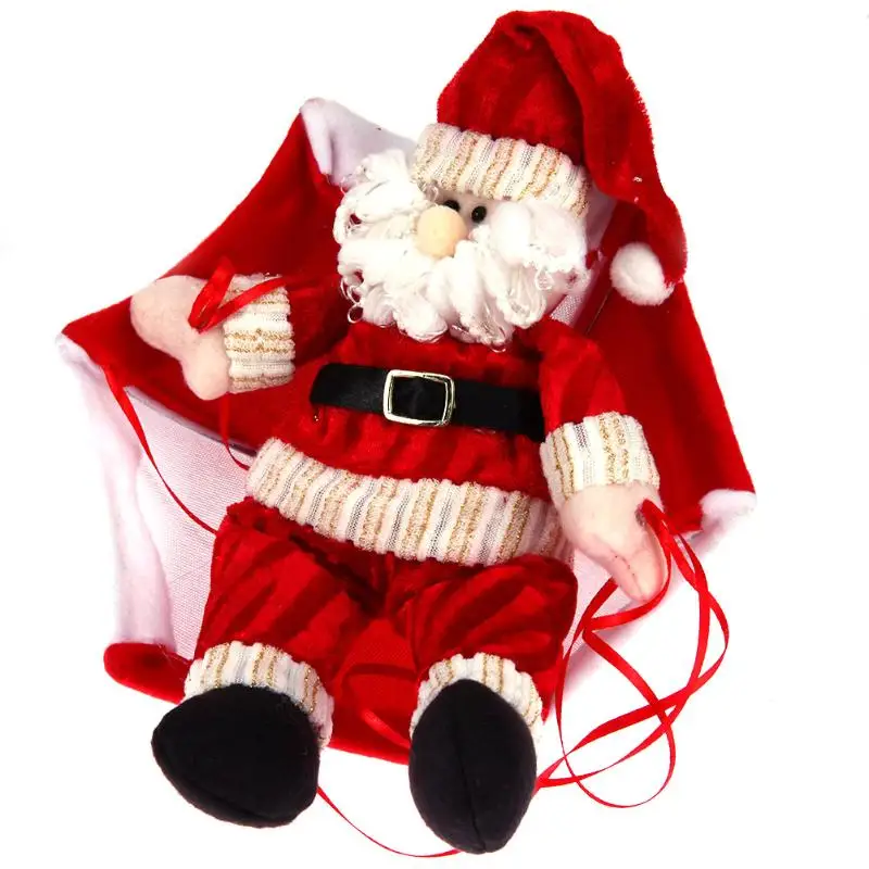 Рождественское потолочное украшение, парашют 24 см, Санта Клаус, подвесная подвеска, новогодний navidad, Рождественское украшение для дома - Цвет: Style 1