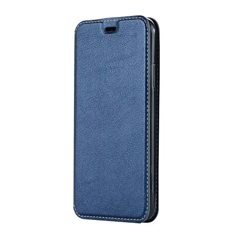 Тонкий Магнитный чехол для iPhone 7 8 Plus X XR XS MAX откидная крышка PU мешки кожаные