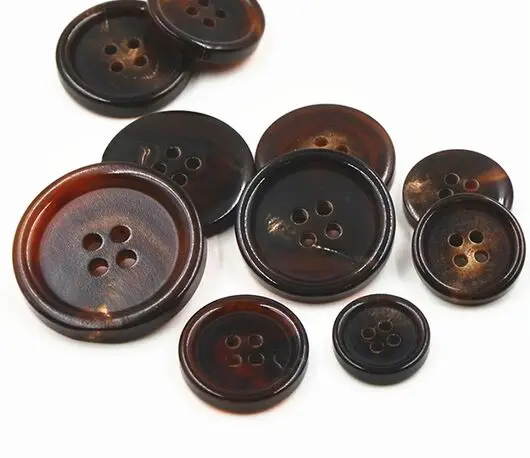 Free shipping 30pcs/lot Natural horn button quality suit button men's clothing trench button 15mm/18mm/20mm/23mm/25mm/30mm