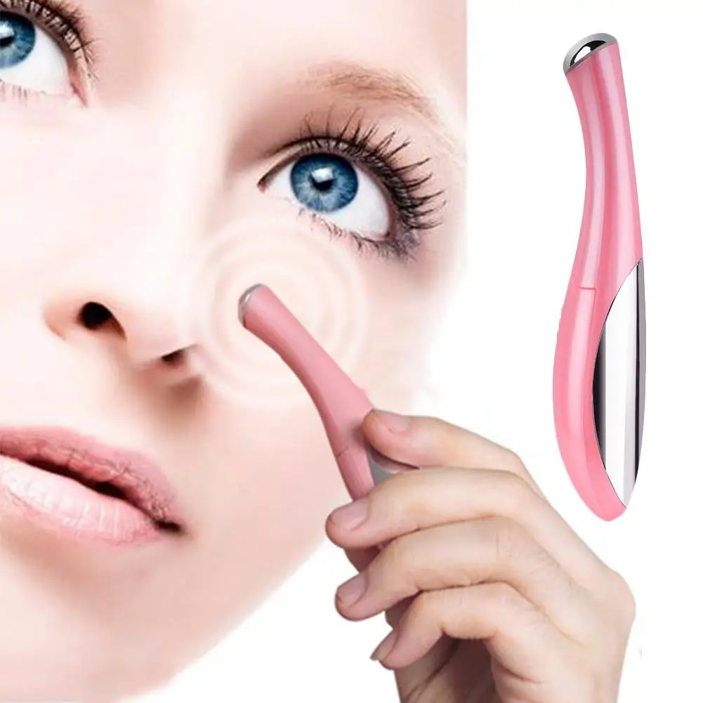 

Mini Beauty Eye Massage Device Pen Type Electric Eye Massager Facials Vibration Thin Face Magic Stick Anti Bag Pouch & Wrinkle