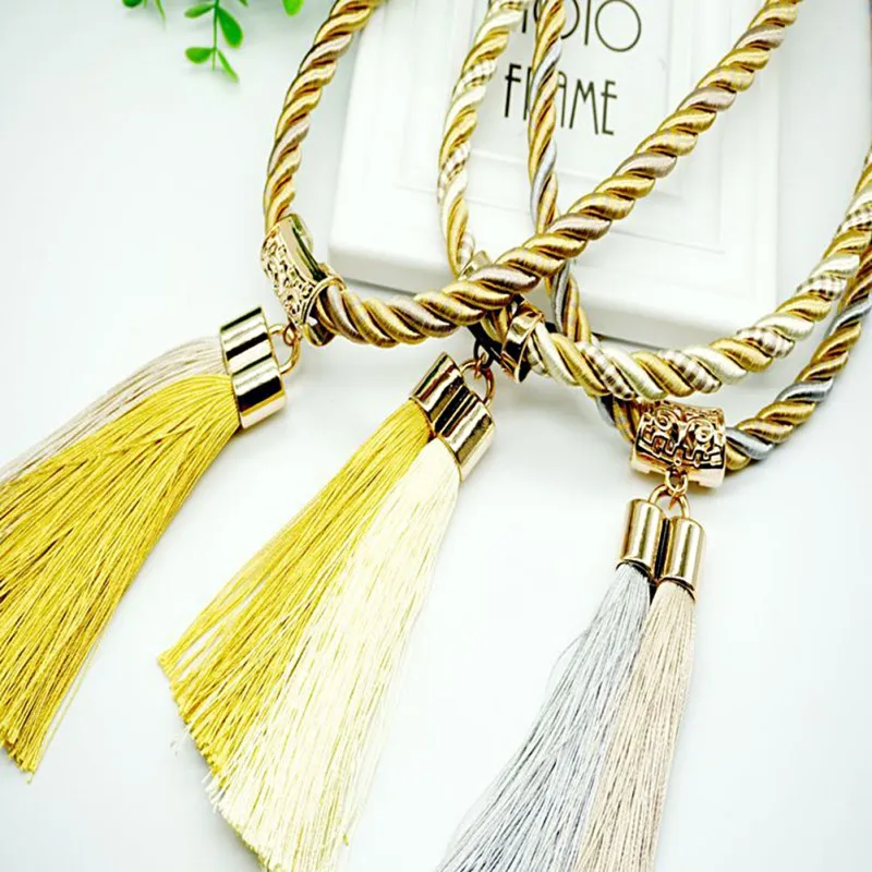 

2 pcs New Europe Style Curtain Holder Curtains Buckle Belt Drawstring Behind Stretch Holders Intimate Accessories