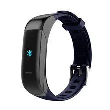 TB01 Смарт часы 2 в 1 Bluetooth гарнитура Водонепроницаемый HR монитор