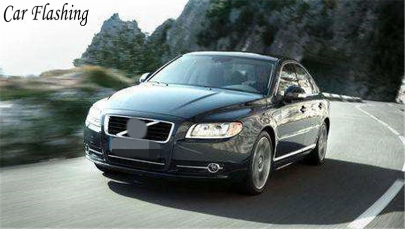 2 шт. автомобильный Стайлинг для Volvo S80 2009-2013 светодиодный дневной свет DRL дневные ходовые огни дневной свет крышка желтый сигнал поворота