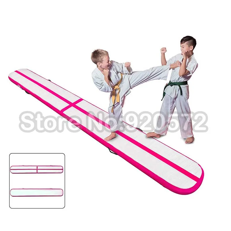 

Free Shipping Home training set inflatable air water balance beam for gymnastics with a free pump