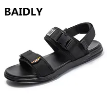 Классические сандалии; Мужская Летняя обувь; легкие удобные мужские пляжные сандалии на липучке; повседневная мужская обувь