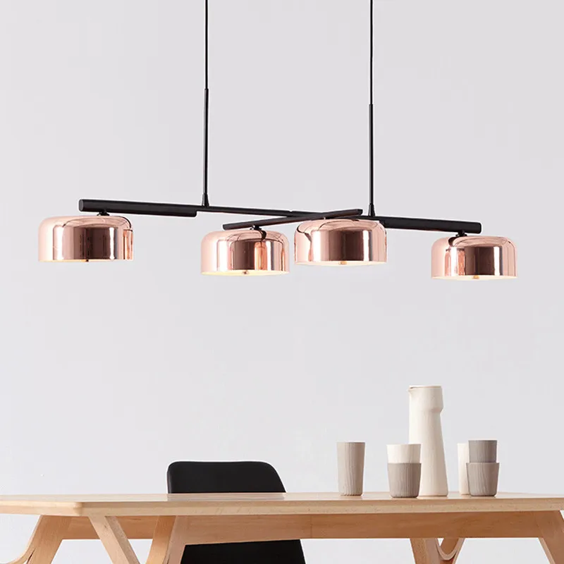 北欧回転メタルペンダントライトレストランランプキッチン照明現代の照明器具ドラム照明 Pendant Lights Metal Pendant Lightkitchen Lighting Modern Aliexpress