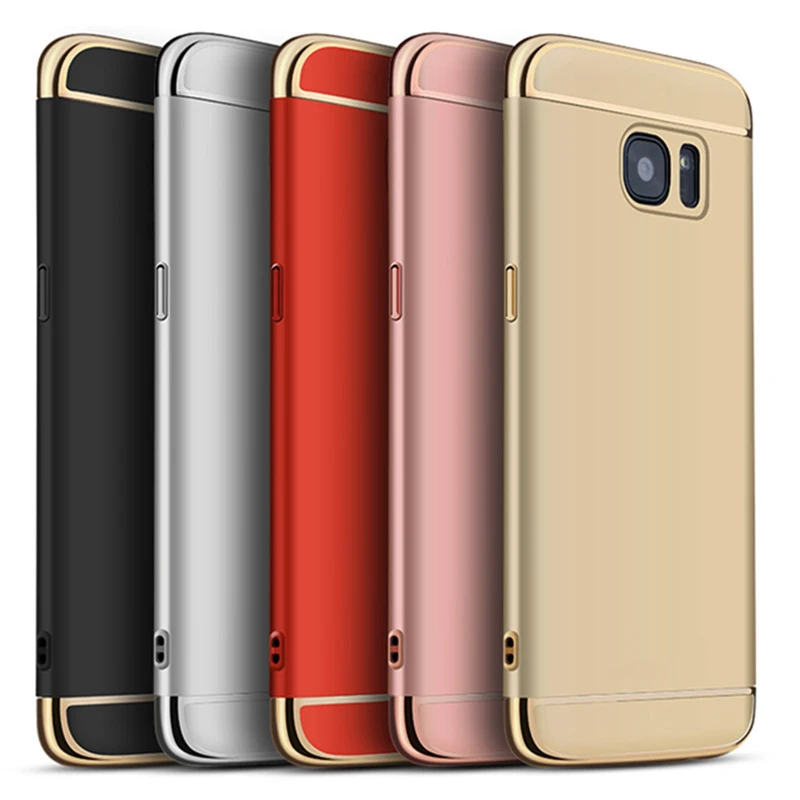 For Samsung S7 S6 Edge Case Back Galaxy J5 J7 A3 A5 A7 2016 2017 Bumper PC Hard Cover |