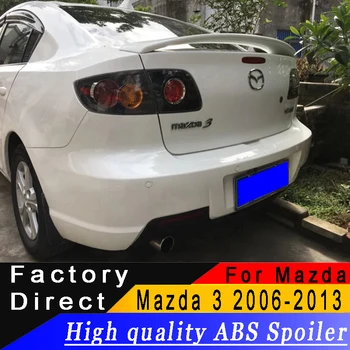 

For Mazda 3 M3 2006 to 2013 Sedan Rear wing spoiler high quality ABS Material spoiler Primer or any color for Mazda