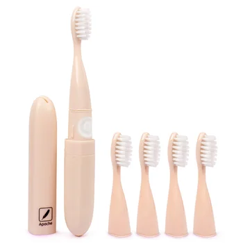 

Ultrasonic Electric AAA Battery Toothbrush Sonic Power Tooth brush Waterproof Oral Hygiene Replaceable Heads