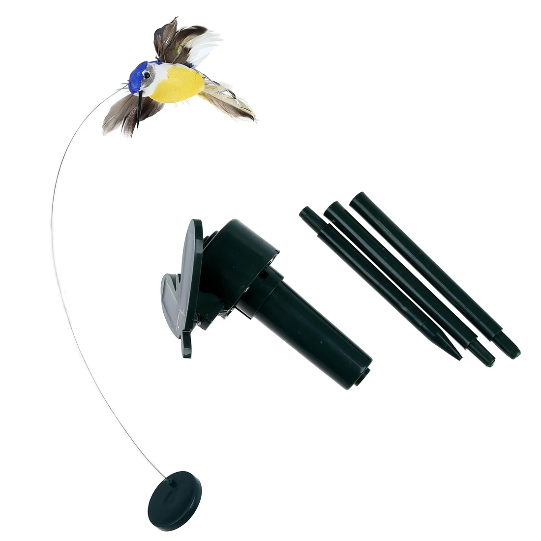 

Solar Powered Flying Fluttering Hummingbird Flying Birds Color Kids Toys Random