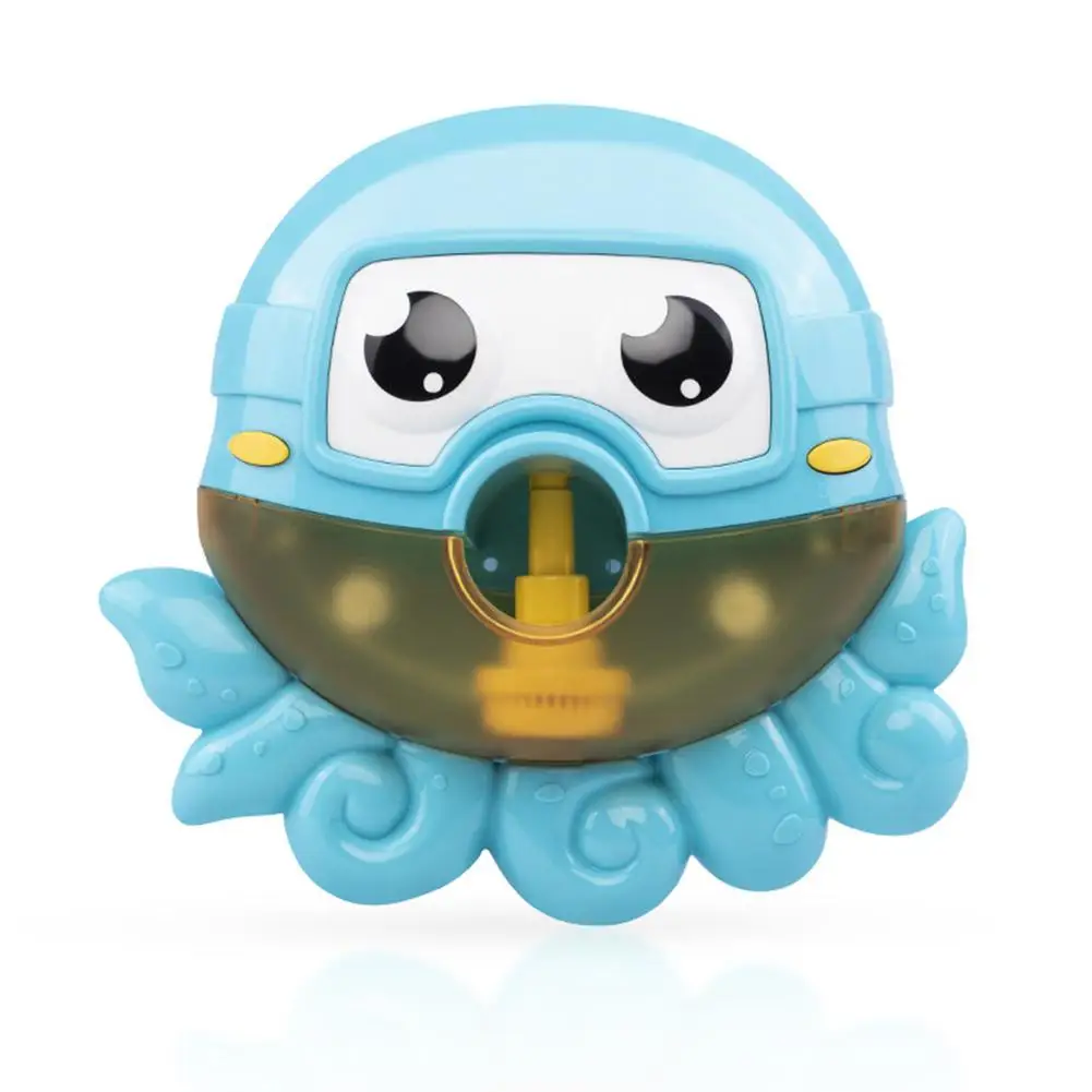 Милый осьминог форма пузырьковая машина музыкальная игрушка для детской ванны душ вода игра