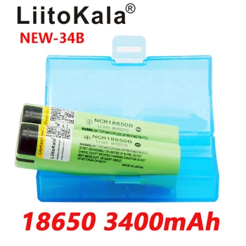 

2PCS liitokala 18650 3400mah New Original NCR18650 3400 34B Rechargeable Li-ion battery