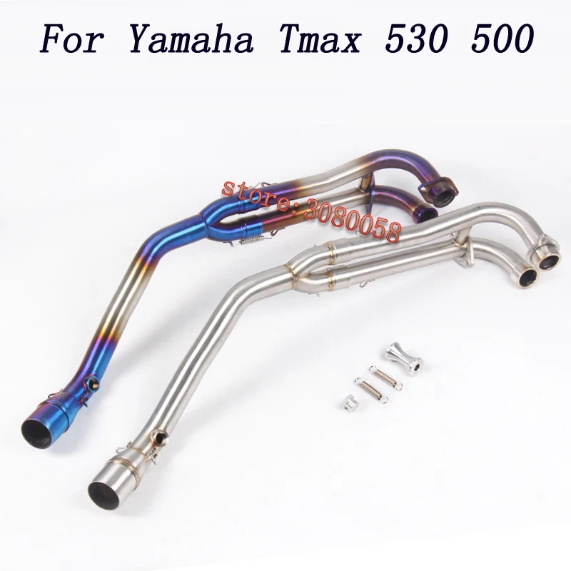 TMAX530 TMAX500 выхлопная труба мотоцикла Conenct средняя и дБ глушитель полная система для