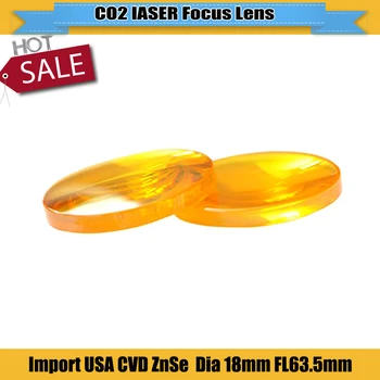 

1Pcs Import USA Laser Lens /Focus Lens Dia 18mm Focus Length 63.5mm for Co2 Laser Cutting Engraving Machine Cutter