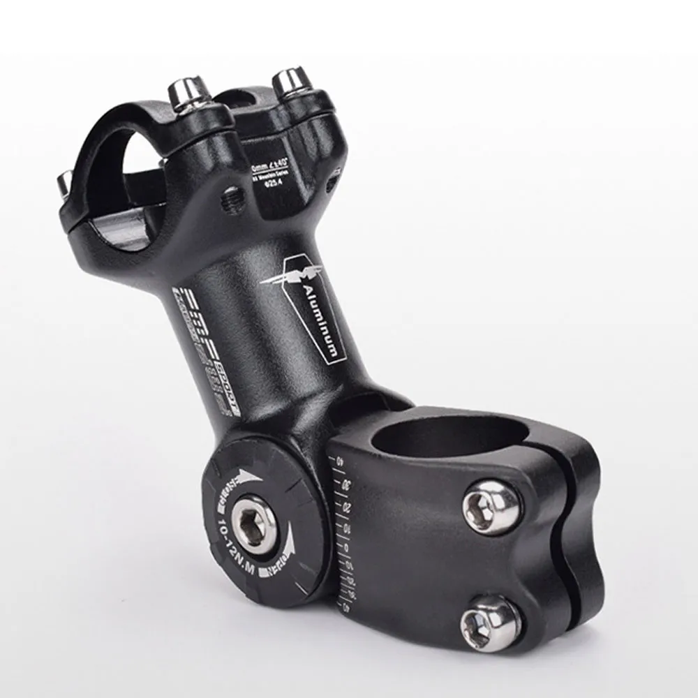 Adjustable Bicycle Riser Extended Stretch Handlebar Stem Bike Black