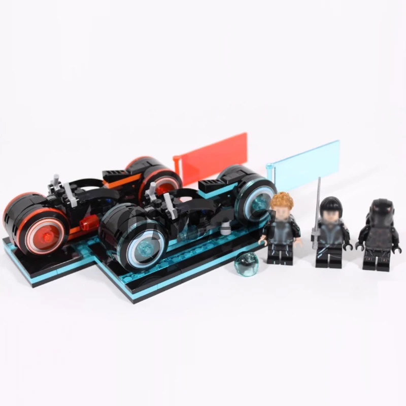 

Compatible 21314 Building blocks 10811 Bricks Tron Maste Legacy Light Cycles Motorcycles figures toys for children