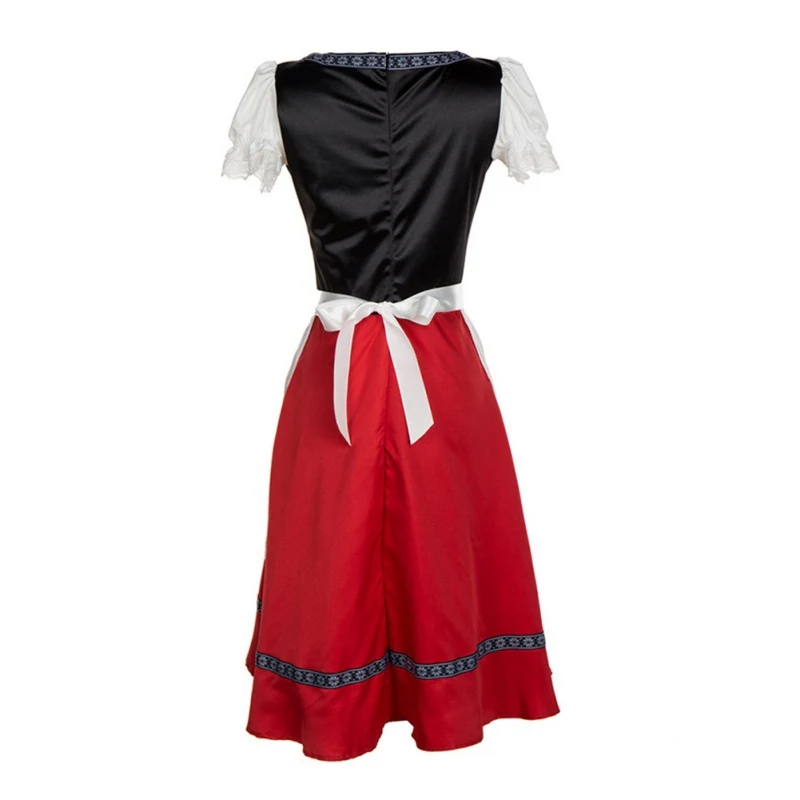 Новая красная длинная пивная праздничная одежда для взрослых женская пивная одежда по акции костюм