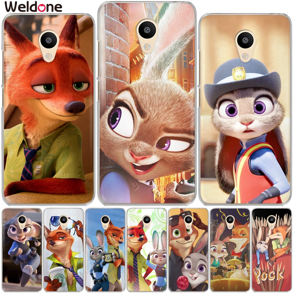 

Cute Zootopia Case For Meizu M5s M3s M5C M5S M5 M3 M5 M6 Note Pro6 U10 U20 Cartoon Judy Nick Wilde Phone Cases Cover Etui Coque