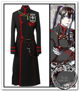 

Free Shipping D.Gray-man Yuu Kanda Long Jacket Uniform Anime Cosplay Costume