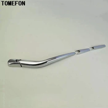 

TOMEFON For Honda Jazz 2014 2015 Exterior Styling Car ABS Chrome Rear Window Wind Shield Wiper Cover Tail Windscreen Wipers 4Pcs
