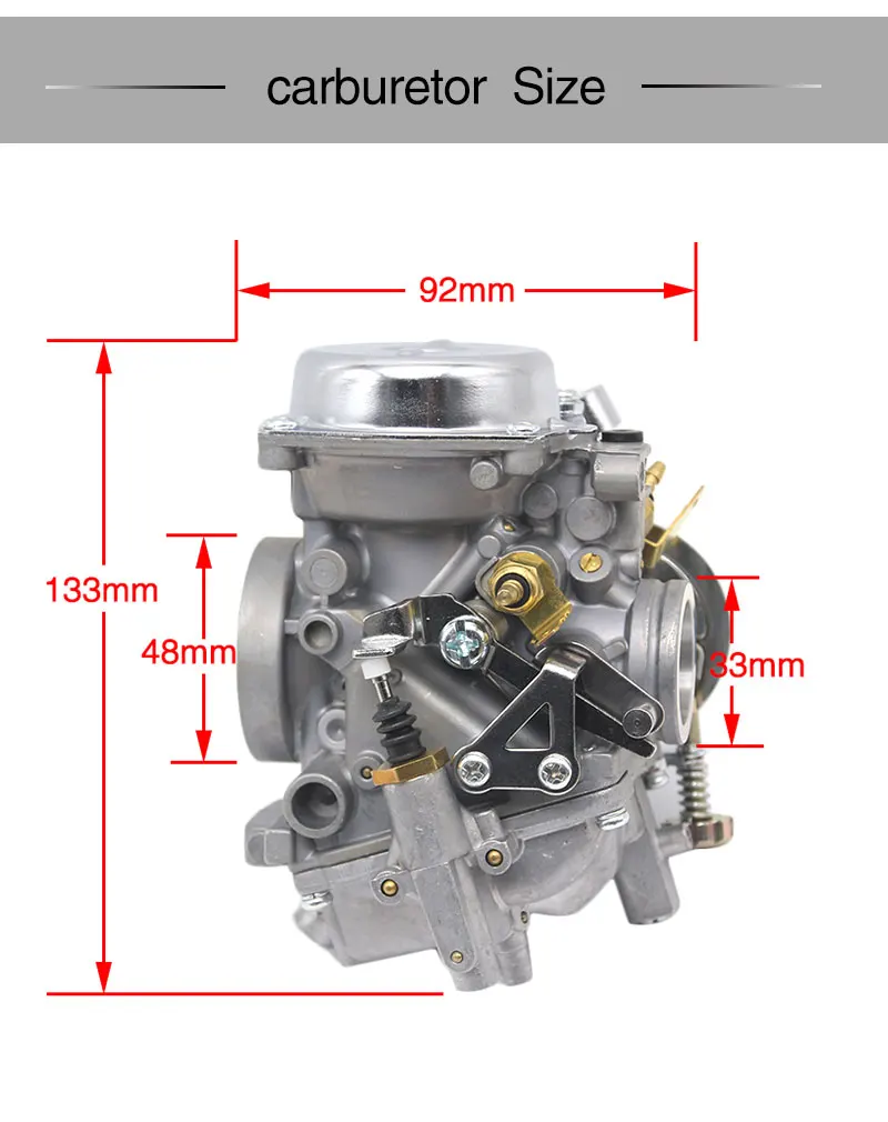 ZSDTRP мотоциклетный карбюратор XV250 XV125 QJ250 XV 250 XV 125 алюминиевый карбюратор в сборе для Yamaha Virago 125 XV125 1990