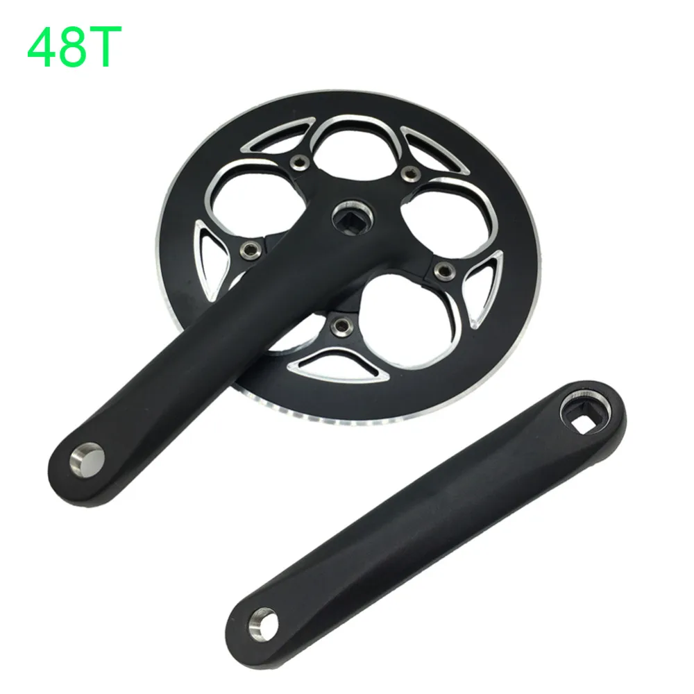 1 пара PROWHEEL 48 T складной велосипедный Кривошип набор квадратное отверстие 170 мм