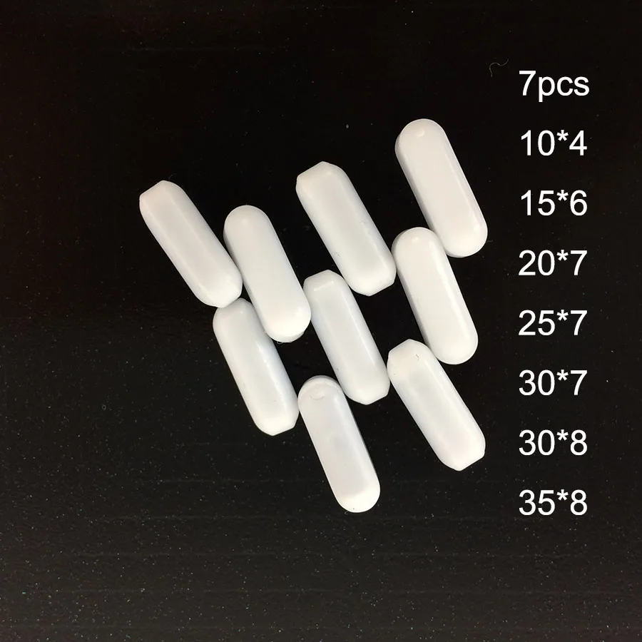 7 шт смешанный размер PTFE магнитная мешалка мешалки