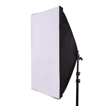 50*70CM Photography Studio Wired Softbox Lamp Holder with E27 Socket for Studio Continuous Lighting With Carry bag