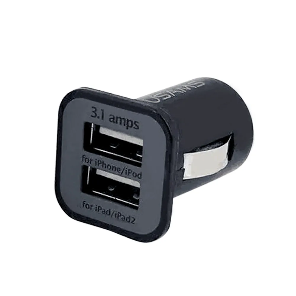 

Dual Usb Car Charger Mobile Phone Universal Multifunctional Charging Alloy 2 Port Usb Fast Car Charge for Iphone Charger #YL1