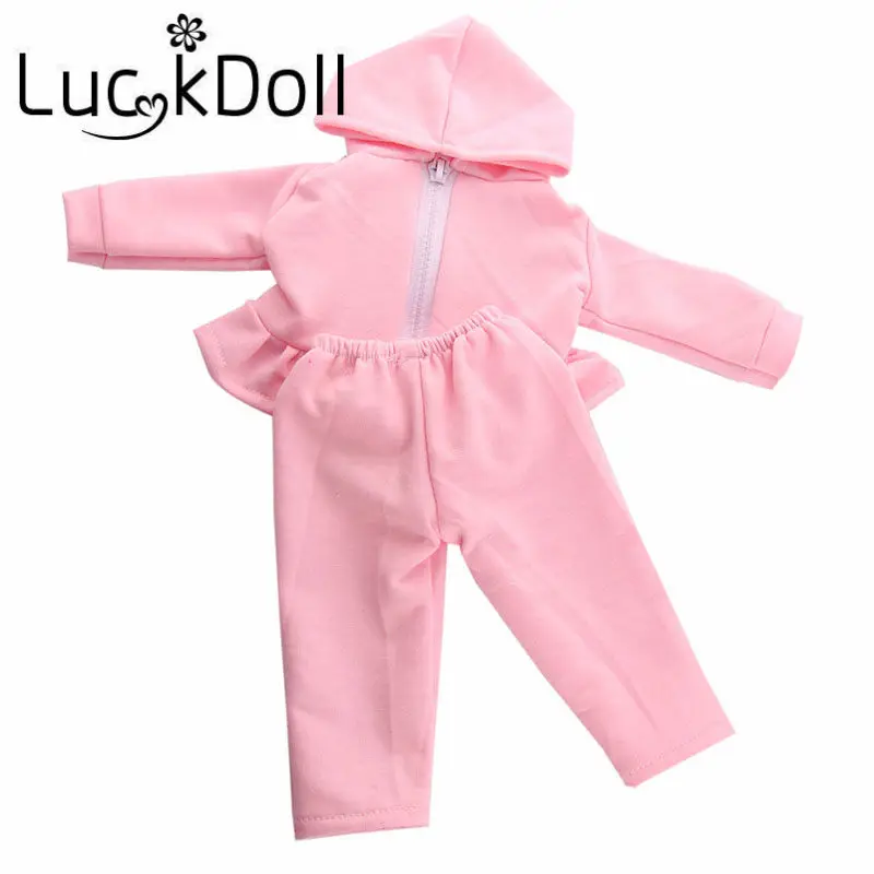 LUCKDOLL Soprts костюмы одежда подходит 18 дюймов Американский 43 см Кукла одежда аксессуары, игрушки для девочек, поколение, подарок на день рождения - Цвет: B216