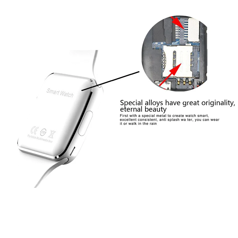 Slimy Смарт часы X6 Android Smartwatch телефон с 2G SIM TF слот для карты камера наручные часы носимые устройства для Android PK DZ09 Y1