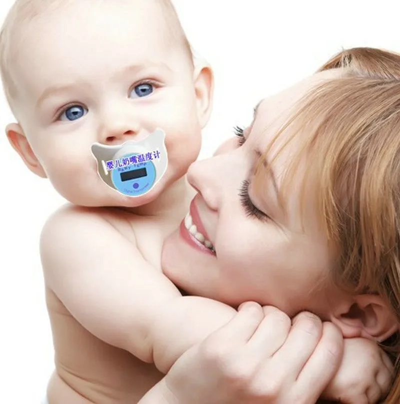 New Practical Health Monitors Baby Infants Nipple Pacifier Thermometer Temperatu