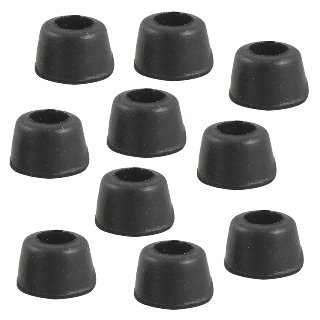 Conical Recessed Rubber Feet Bumpers Covers Blackbumper coverbumper