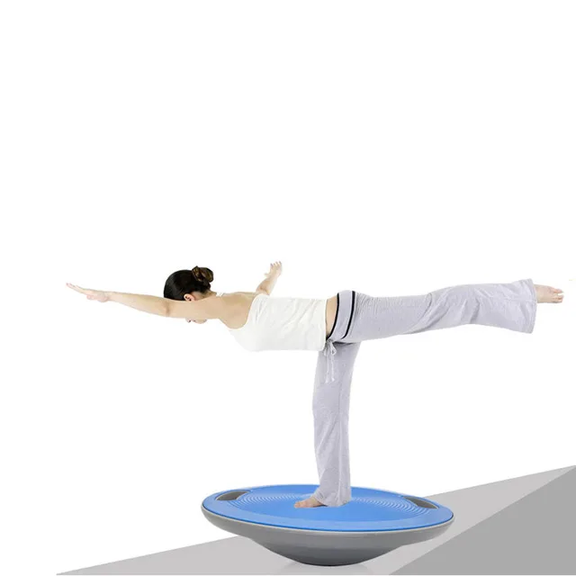 40 см Yoga Sport Wobble balance board ABS Нескользящая балансовая доска медведь 250 кг стабильность диск Талия извиваясь круглая пластина crossfit