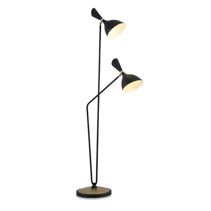 Kung Simple Modern Floor lamps black white lamp body Creative Night standing lamp Led light