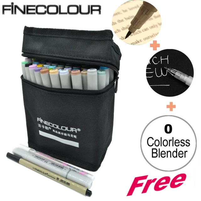 Finecolour 160 Full Colors Double-headed Sketch Art Markers