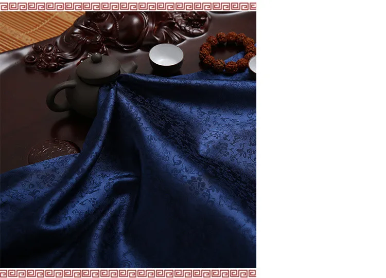 120 см* 100 см дракон античная ткань жаккард шелк атлас парча ткань мягкая одежда COS diy свадебное платье ткань - Цвет: 8