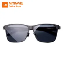 Xiaomi Mijia Custom TS Sunglasses Stainless Traveler Nylon Polarized Lens UV400 Protection Cool Innoviation Design Men Black xiaomi ts uv proof nylon polarized aviator sunglasses