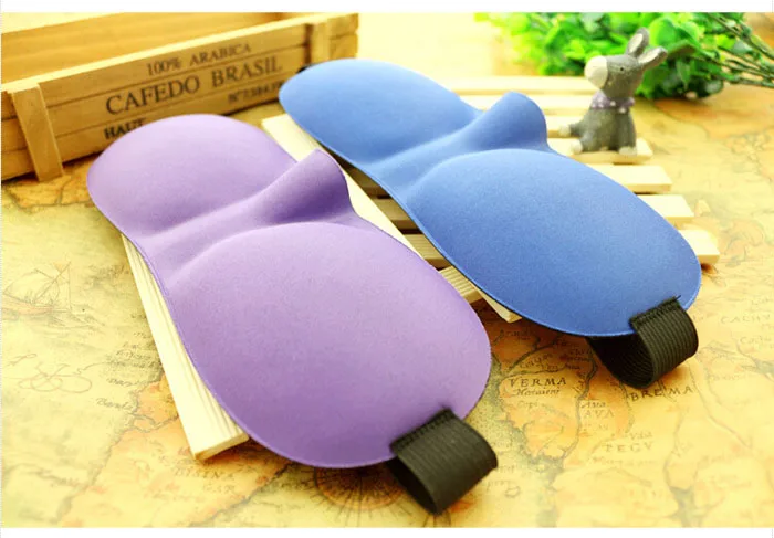 Viagem do Sono Máscara de Olho Lote Portátil Resto Eye Aid Máscara Case Capa Mole Venda Eyeshade Dormir Remendo Quente Mr006 20 Pçs - 3d 12 Cheap Sono e ronco