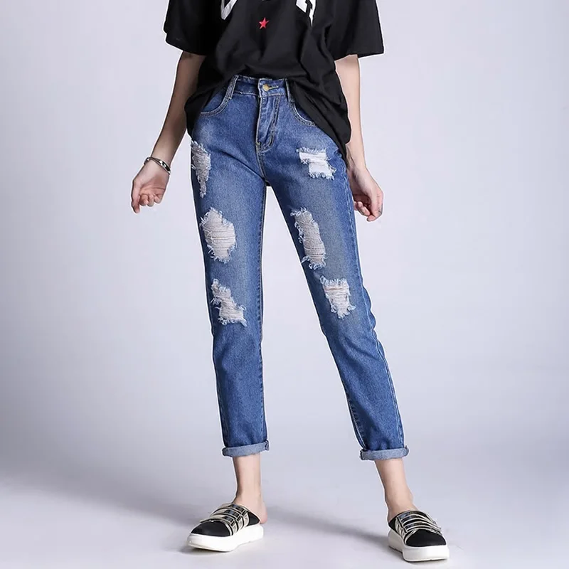 ripped mom jeans plus size