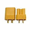 10 Pairs Yellow XT30 XT60 High Quality Male Female Gold-plated Battery connector plug for RC aircraft ► Photo 3/3