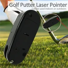 Black Golf Putter Laser Pointer Putting Golf Practice Aim Line Corrector Improve Aid Training Tool Golf Accessories