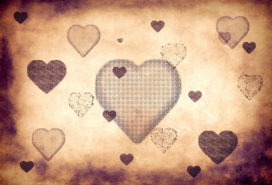 

Laeacco Beautiful Unique Heart-Shaped Pattern Photo Backgrounds Customized Vinyl Digital Photography Backdrops For Photo Studio