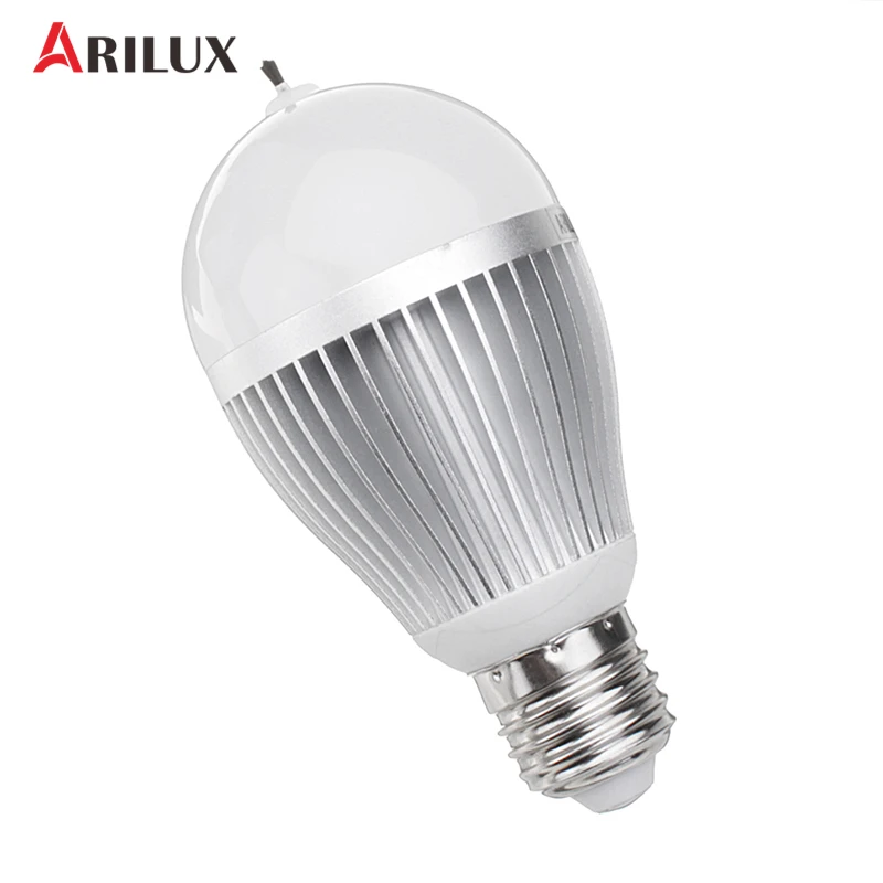 

ARILUX? 5W 7W 9W 12W 15W E27 SMD3030 Sliver Gold Pure White Negative Ions LED Globe Bulb AC100-277V