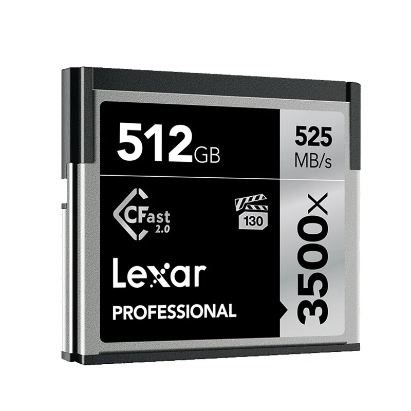 Оригинальная флеш карта памяти Lexar Cfast2.0 CF 3500X 525 м/с 256 ГБ для профессиональной