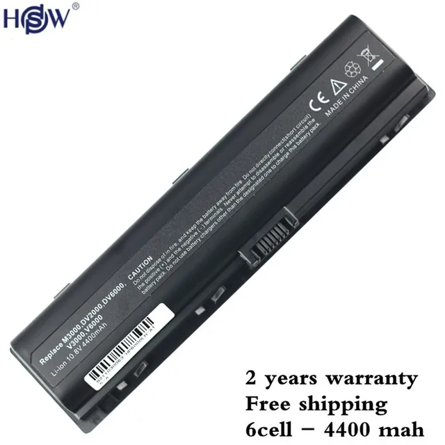 VE06 Laptop Battery for HP Pavilion HSTNN DB42 dv2000 dv6000 V3000