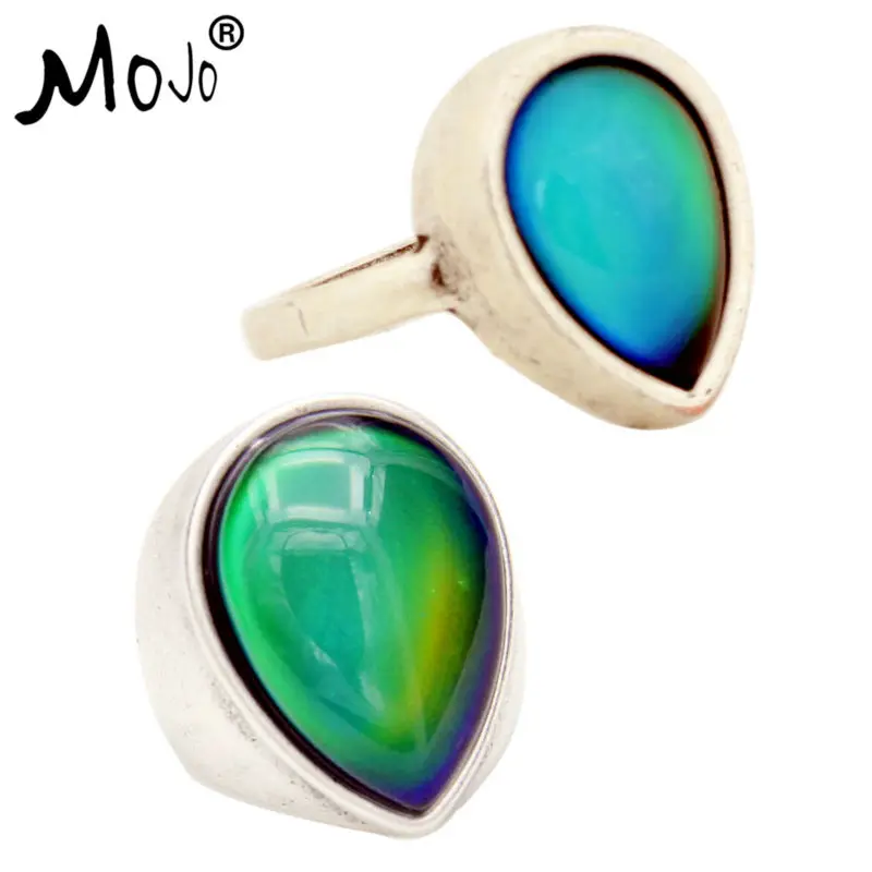 

2PCS Vintage Ring Set of Rings on Fingers Mood Ring That Changes Color Wedding Rings of Strength for Women Men Jewelry 047-048
