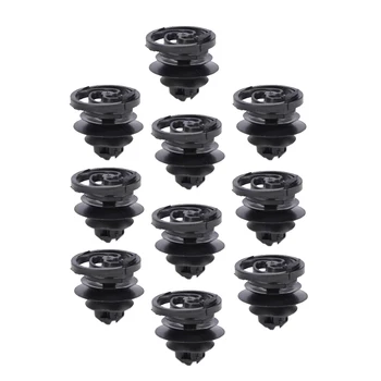 

30Pcs Auto Bumper Fastener 10mm Hole Rivet Retainer Push Cover Door Trim Panel Clip 3B0-868-243 For VW Beetle Golf Jetta Passat